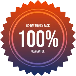 Sixty day money back guarantee satisfaction seal