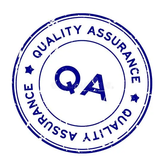 Quality assurance seal graphic